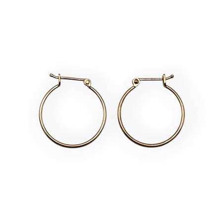 Boucles créoles or 375