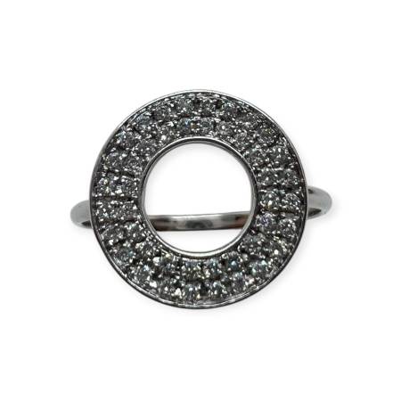 Bague Cercle Pavage...