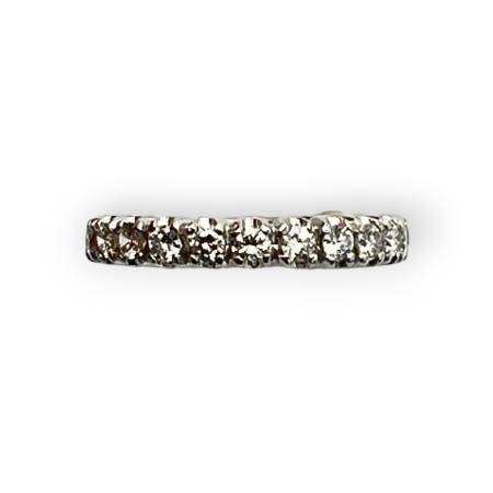 Bague alliance or blanc 750...
