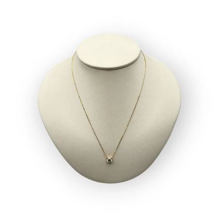 Collier fin or 750 et oxyde...