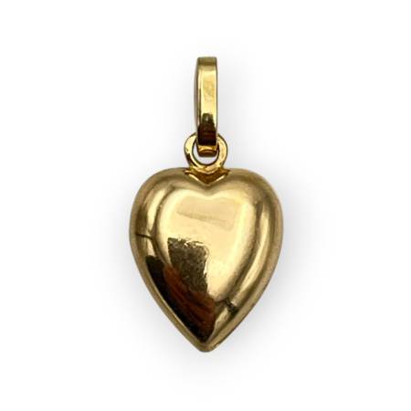 Pendentif or 750 coeur
