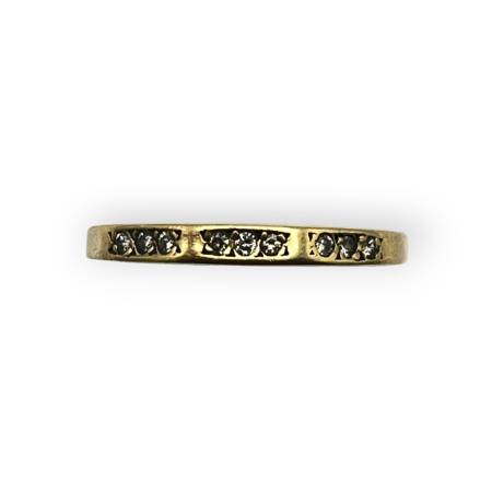 Bague facettée or 750 &...