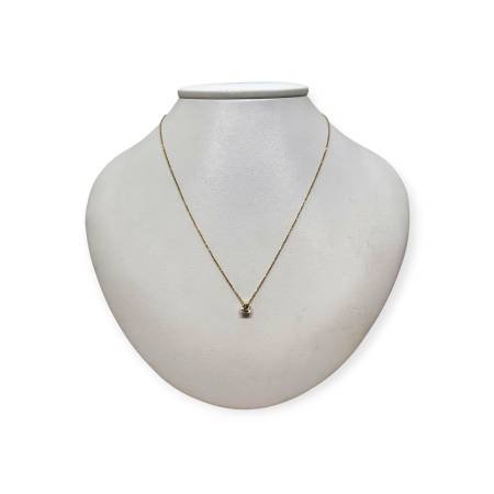 Collier Solitaire Oxyde de...