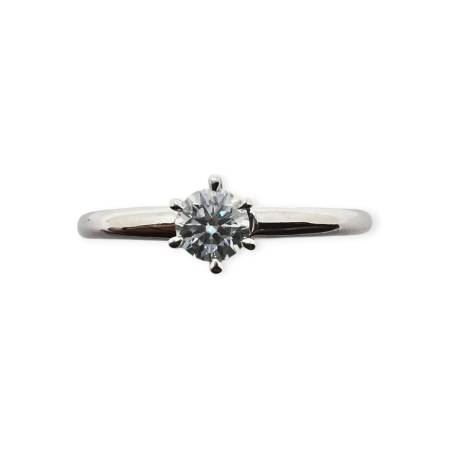 Solitaire Diamant Or Blanc 750