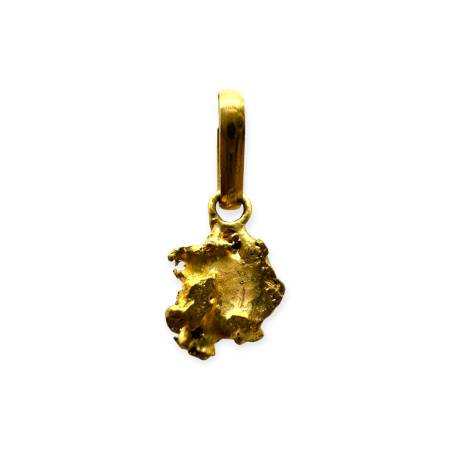 Pendentif pépite d’or en Or...