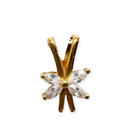 Pendentif fleur en Or 750...