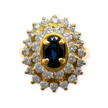 Bague marguerite en Or 750...