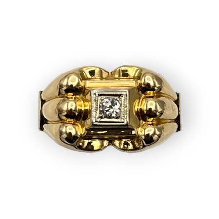 Bague or 750  vintage