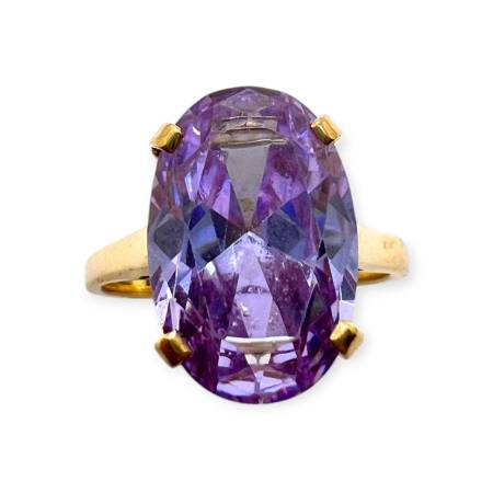 Bague en Or 750 avec pierre...