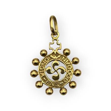 Pendentif or 750 Croix...