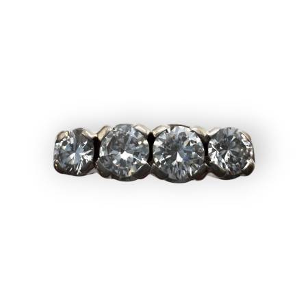 Bague diamants en or 750
