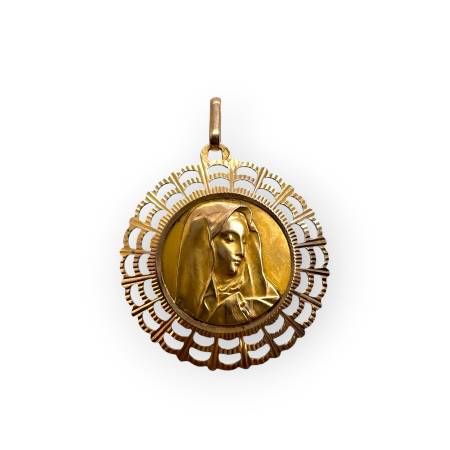 Médaille religieuse ajourée...