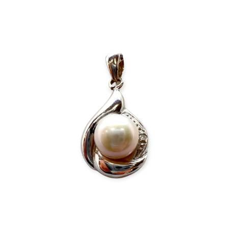 Pendentif perle de culture...