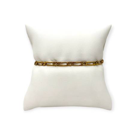 Bracelet maille figaro en...