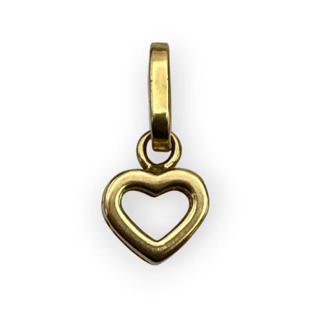 Pendentif or 750 coeur ajouré