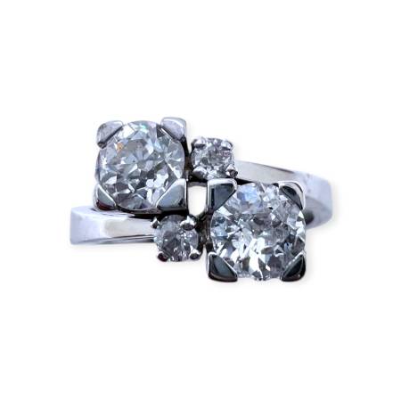 Bague toi et moi en or...