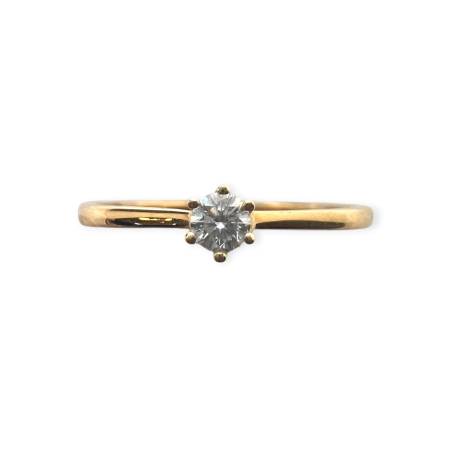 Bague solitaire diamant en...