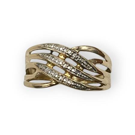 Bague deux ors 375...