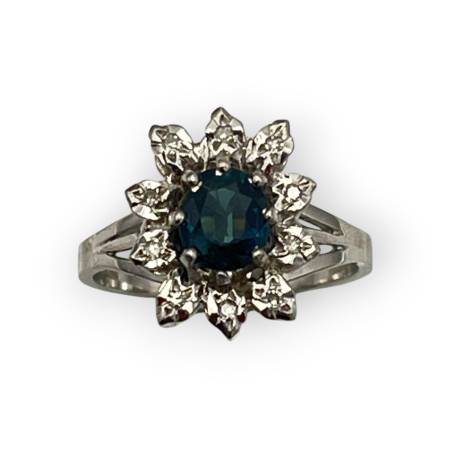 Bague or Blanc 750...