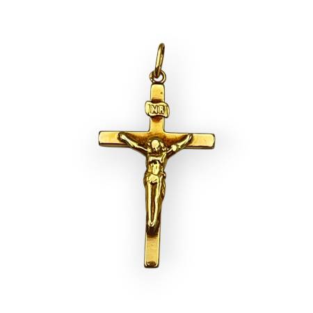 Pendentif croix Christ INRI...