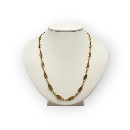 Collier ancien or 750 à...
