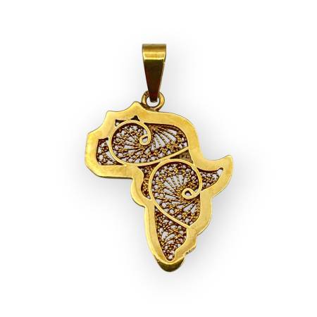 Pendentif or 750 Afrique...