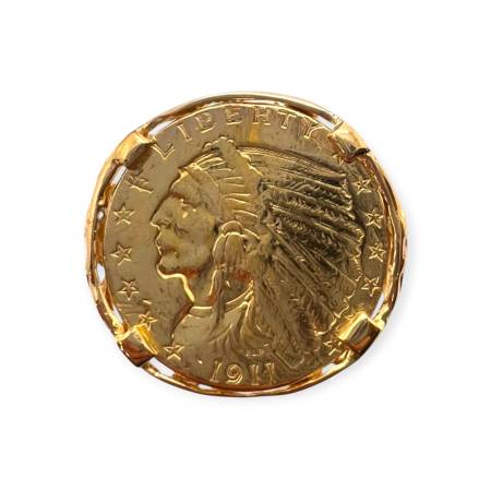 Bague Pièce d'or 2 et 1/2...