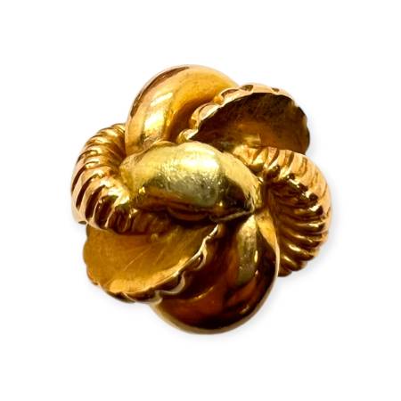 Bague fleur en or 750