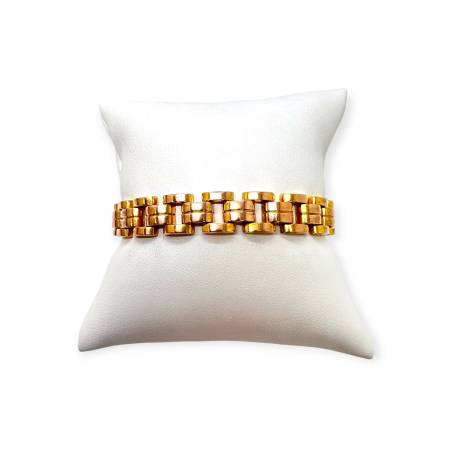 Bracelet Tank articulé en...