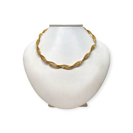 Collier torsadé en Or 750