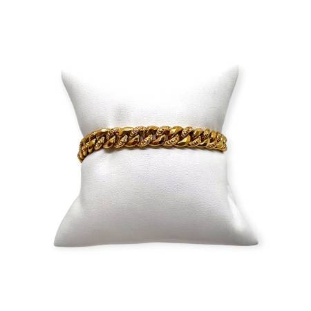 Bracelet en or 750 – maille...