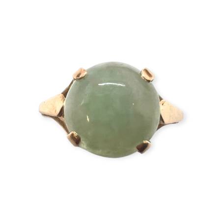 Bague cabochon en or 585 –...