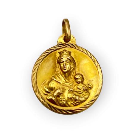 Médaille religieuse or 750...