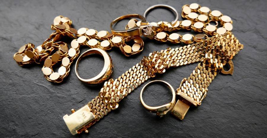 Bracelet luxe Or blanc et Or 375/1000 carats MON-BIJOU